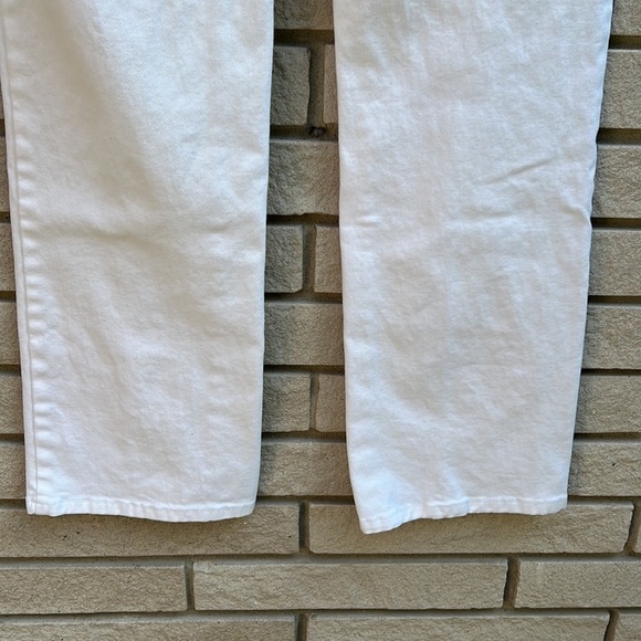 Jockey Person to Person White Straight Leg Jeans Stretch Sz 8 - Picture 9 of 13